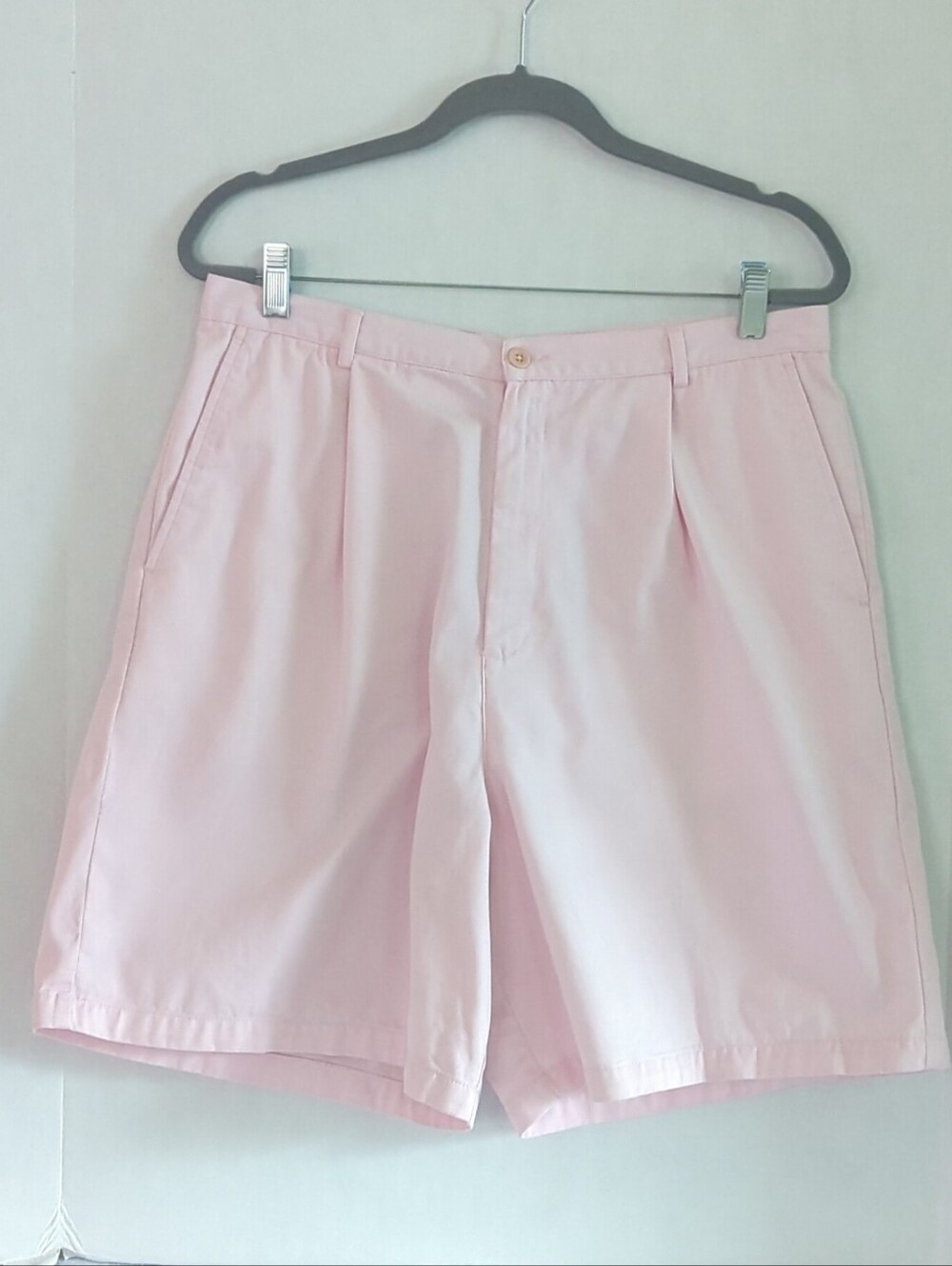 Lands End Direct Merchants Pink 100% Cotton Shorts 7.5" Inseam Size 16 Regular